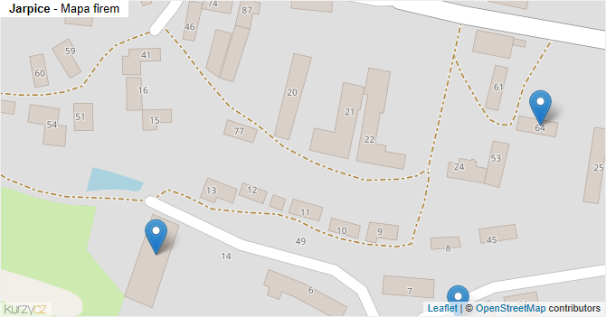 Jarpice - mapa firem