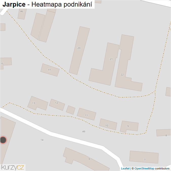Mapa Jarpice - Firmy v obci.