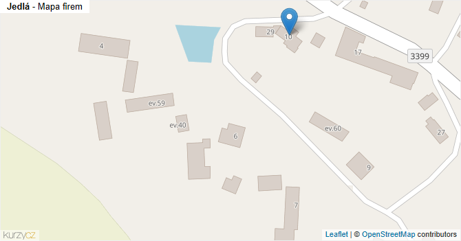 Jedlá - mapa firem