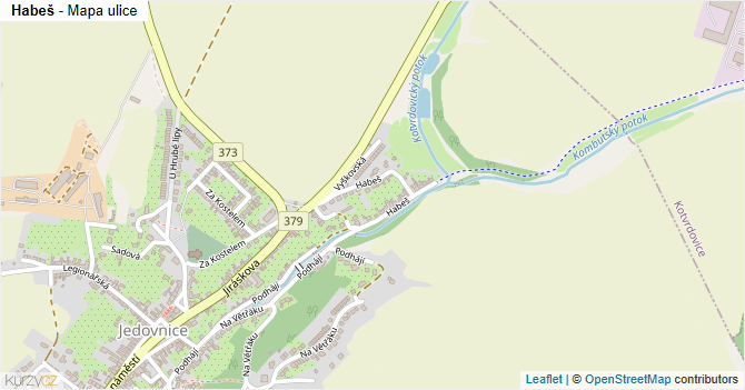 Habeš - mapa ulice
