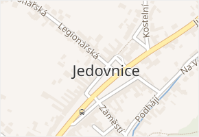 Havlíčkovo náměstí v obci Jedovnice - mapa ulice