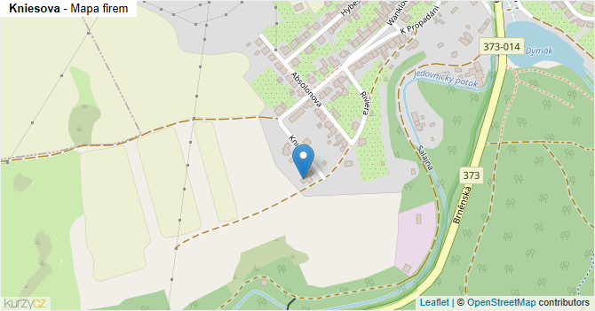 Kniesova - mapa firem