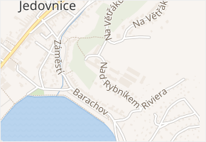 Nad Rybníkem v obci Jedovnice - mapa ulice
