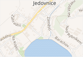 Olšovecká v obci Jedovnice - mapa ulice