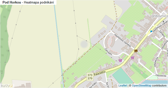 Pod Horkou - mapa podnikání