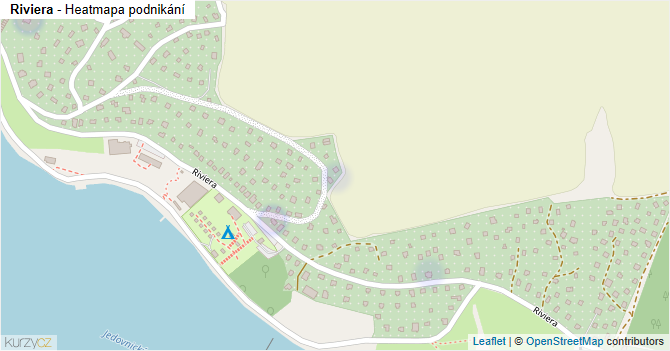 Riviera - mapa podnikání