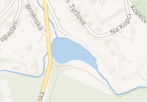 U Dymáku v obci Jedovnice - mapa ulice