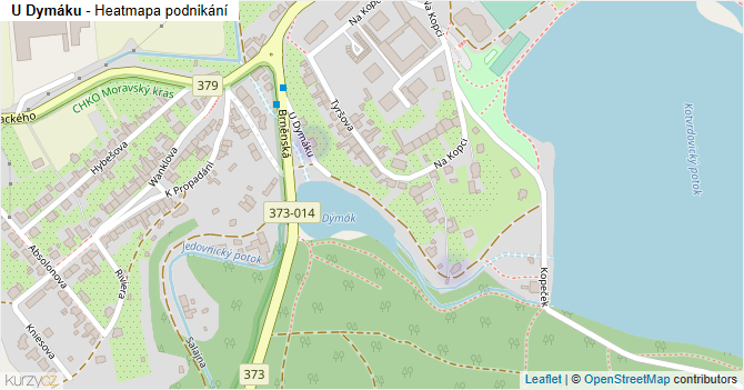 U Dymáku - mapa podnikání