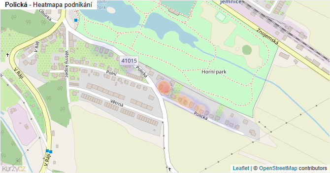 Polická - mapa podnikání
