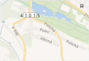 Polní v obci Jemnice - mapa ulice