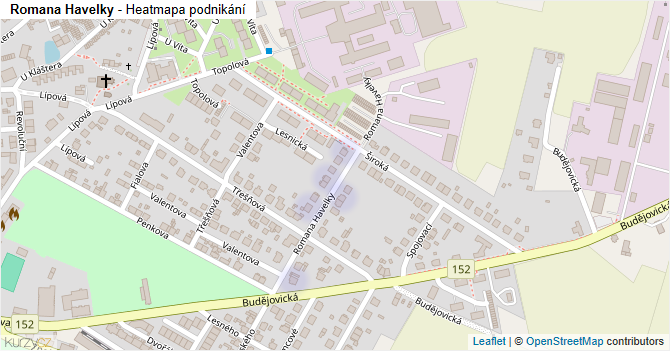 Romana Havelky - mapa podnikání