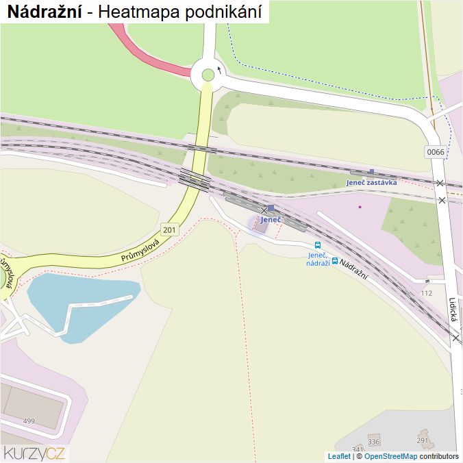 Mapa Nádražní - Firmy v ulici.
