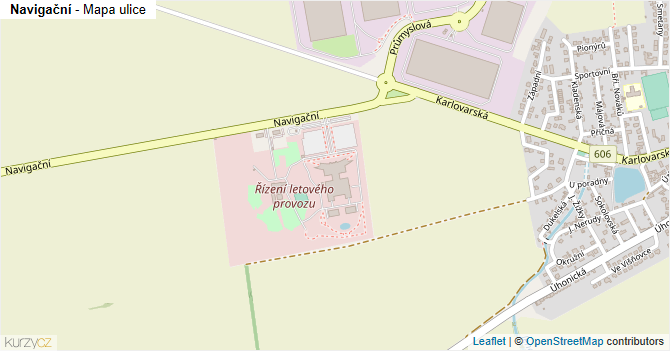 Navigační - mapa ulice