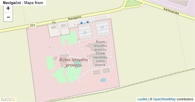Navigační - mapa firem
