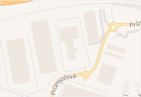 Průmyslová v obci Jeneč - mapa ulice