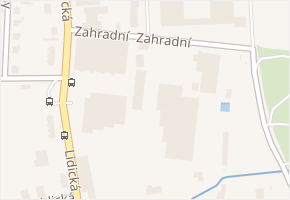 Zahradní v obci Jeneč - mapa ulice
