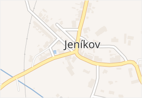 Jeníkov v obci Jeníkov - mapa části obce
