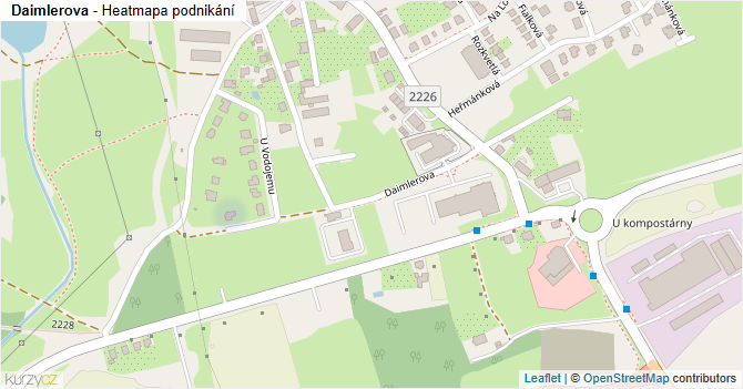 Daimlerova - mapa podnikání