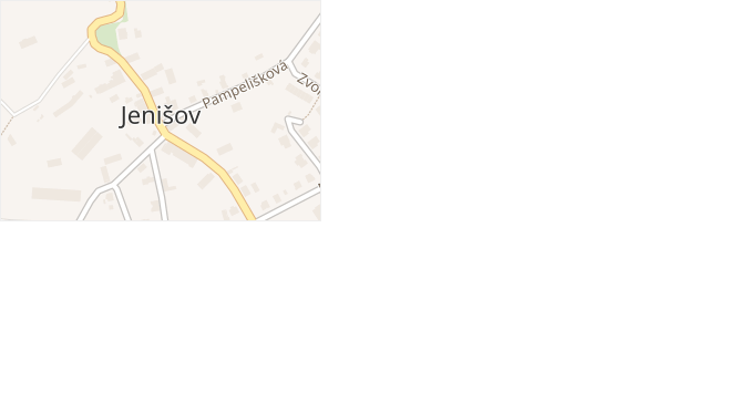 Jetelová v obci Jenišov - mapa ulice