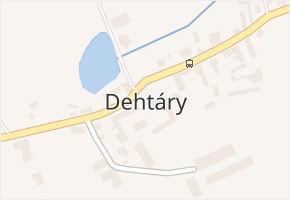 Dehtáry v obci Jenštejn - mapa části obce