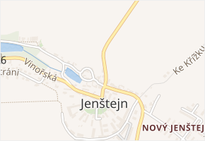 Dřevčická v obci Jenštejn - mapa ulice