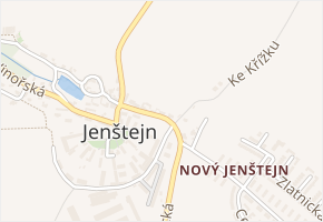 Radonická v obci Jenštejn - mapa ulice