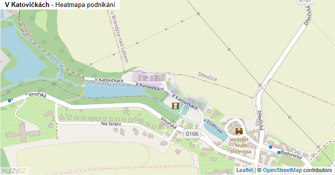 V Katovičkách - mapa podnikání