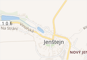 V Podhradí v obci Jenštejn - mapa ulice