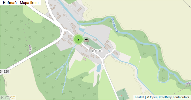 Heřmaň - mapa firem