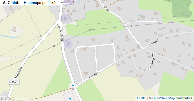 A. Cihláře - mapa podnikání