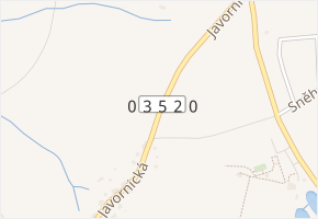 Javornická v obci Jeřmanice - mapa ulice