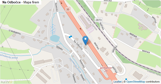 Na Odbočce - mapa firem