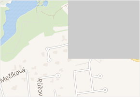 Liliová v obci Jesenice - mapa ulice