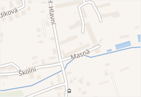 Osnice v obci Jesenice - mapa ulice