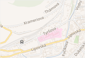 Alšova v obci Jeseník - mapa ulice