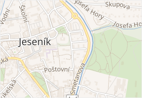 Dittersdorfova v obci Jeseník - mapa ulice