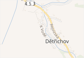 K Vodě v obci Jeseník - mapa ulice