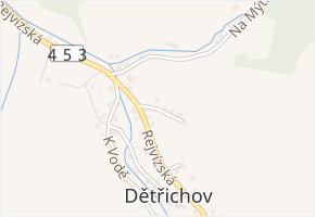 Nová v obci Jeseník - mapa ulice