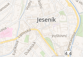 Revoluční v obci Jeseník - mapa ulice
