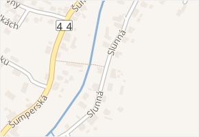 Slunná v obci Jeseník - mapa ulice