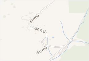 Strmá v obci Jeseník - mapa ulice