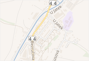 Vančurova v obci Jeseník - mapa ulice