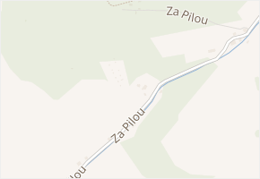 Za Pilou v obci Jeseník - mapa ulice
