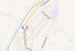 Zeyerova v obci Jeseník - mapa ulice