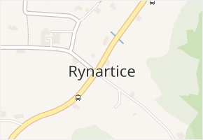 Rynartice v obci Jetřichovice - mapa části obce