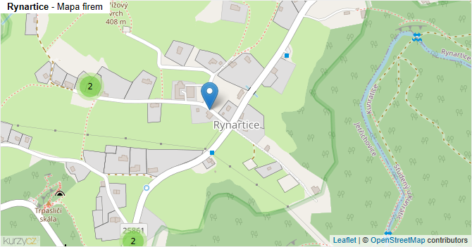 Rynartice - mapa firem