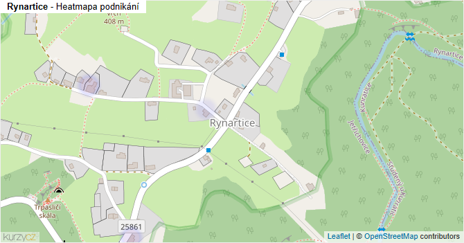 Rynartice - mapa podnikání