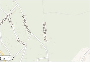 Družstevní v obci Jevany - mapa ulice