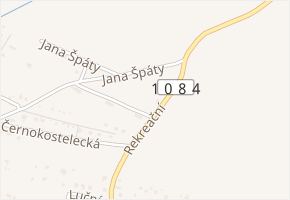 Jevanka v obci Jevany - mapa ulice