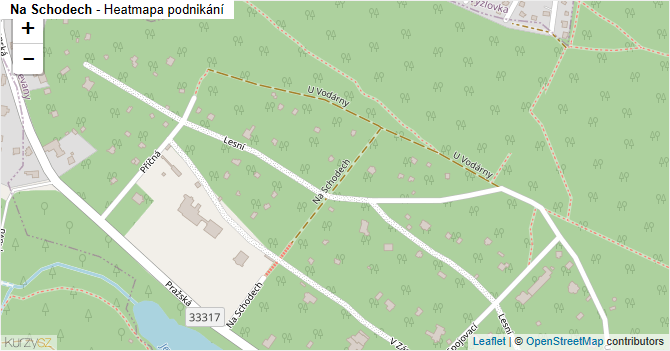 Na Schodech - mapa podnikání